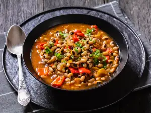 Постна боб яхния (Хопин Джон)