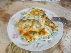 Запеканка с броколи и чедър