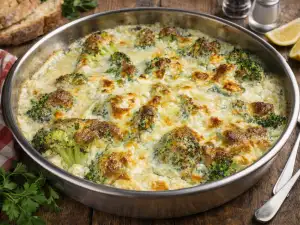 Броколи със сметана и сирене