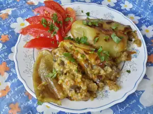 Чушки с ориз, цвекло и моркови