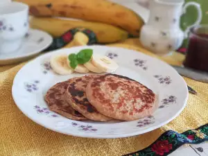 Диетични палачинки с овесени ядки и банан