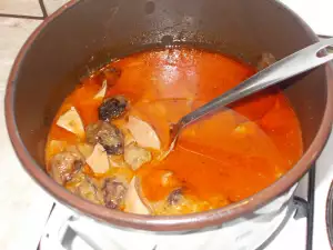 Вкусна дробена манджа