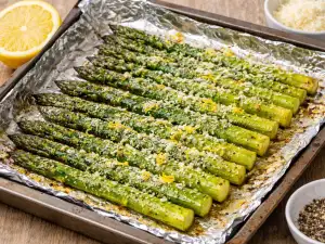 Аспержи на фурна
