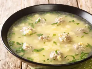 Супа топчета по италиански