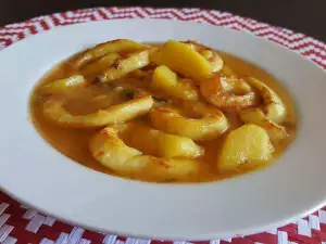 Калмари с картофи