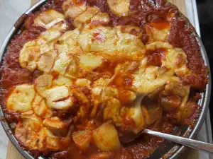 Картофена запеканка с разтегливо сирене