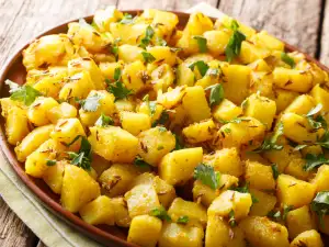 Картофи соте по индийски (Jeera Aloo)