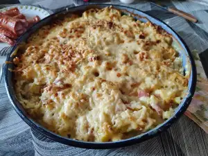 Картофена запеканка с микс четири сирена