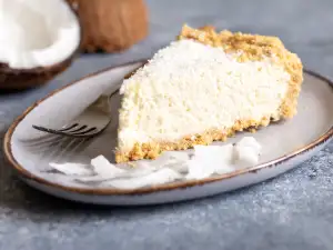 Кокосов чийзкейк без печене