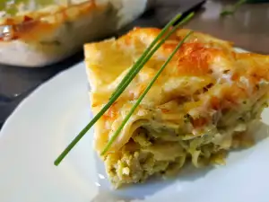 Лазаня с броколи и сирена