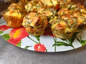 Банички мъфини с лапад и пълнозърнести кори