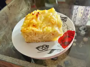 Макарони с яйца и сирене