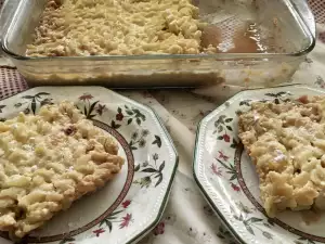 Макарони на фурна със сладолед