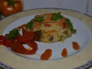 Ориз с печурки и чушки