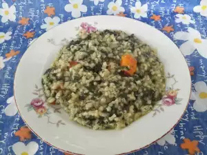 Ориз с лапад и моркови