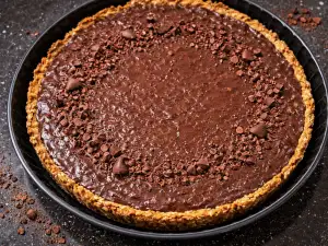 Бърза и лека шоколадова торта без захар