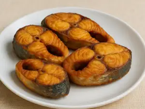 Пържена скумрия на шайби