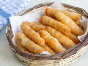 Хрупкави пържени бюречета със сирене