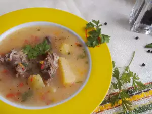 Вкусна патешка супа