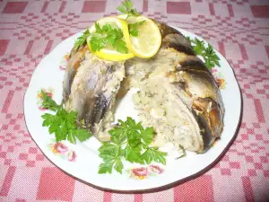 Пилаф с аншоа в гювече