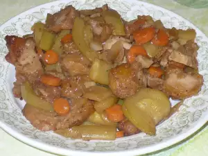 Пилешки гърди с тиквички