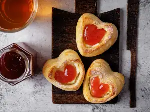 Празнични бутер сърца