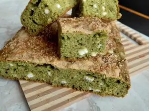 Пролетен солен кекс с хрупкава коричка