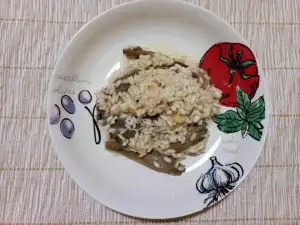 Ризото с кладница и пармезан