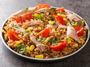 Лека салата с лимец и риба тон за отслабване