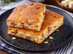 Солен кекс за всеки ден - с шпек и сирене