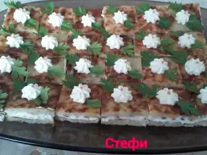 Солени мини пастички с крема сирене