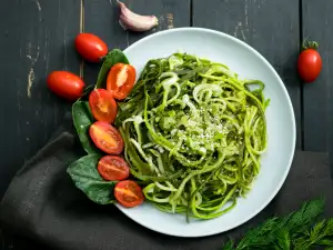 Най-вкусните спагети от тиквички