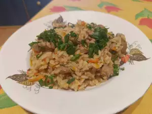 Вкусно свинско с ориз с азиатски привкус