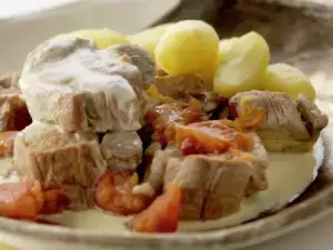 Френско телешко рагу (Veal Blanquette)