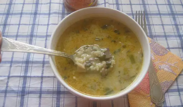 Агнешка супа с дреболии и ориз