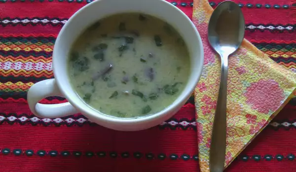 Супа с агнешки дреболии, ориз и картофи