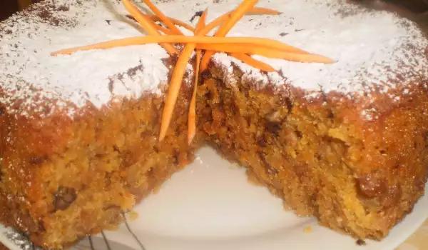 Сочен кекс с моркови и портокали