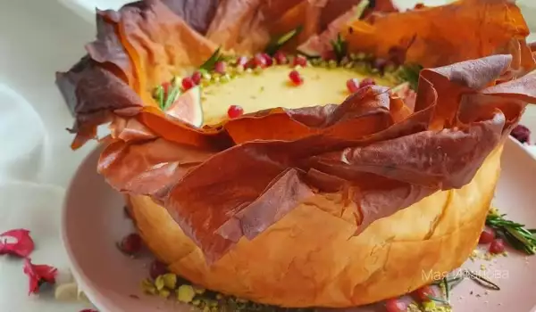 Баклава-чийзкейк с кленов сироп