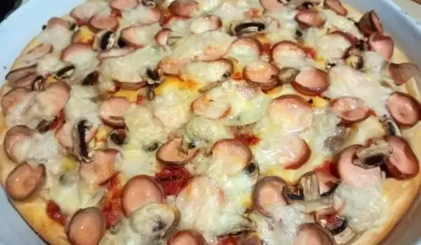 Бъркана хрупкава пица