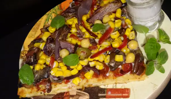 Бърза вегетарианска пица