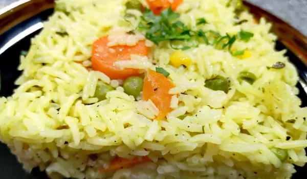 Ориз басмати със зеленчуци