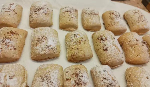 Италиански бисквити за кафе с вкус на кафе