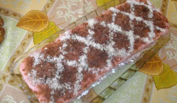 Бисквитена торта с кокос