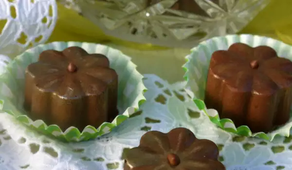 Шоколадови бонбони в силиконова форма