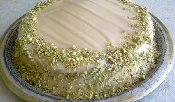 Торта Гараш с бял шоколад