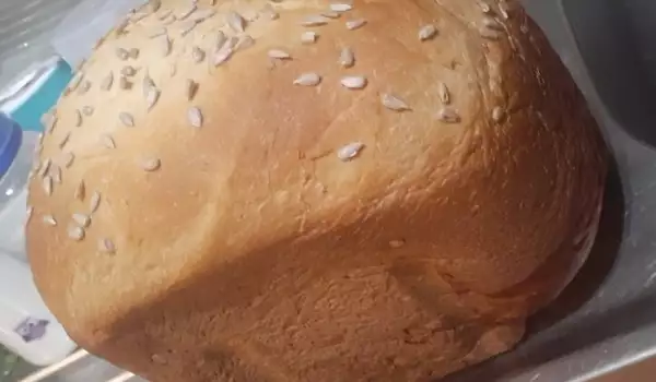 Ретро бял хляб в хлебопекарна