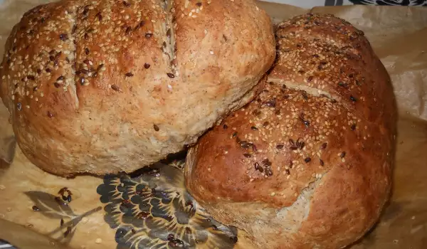 Домашни хлебчета с ленено брашно
