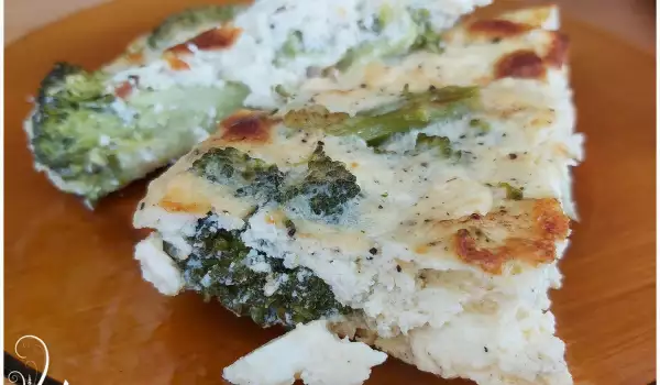 Вегетарианска запеканка от броколи със сирене