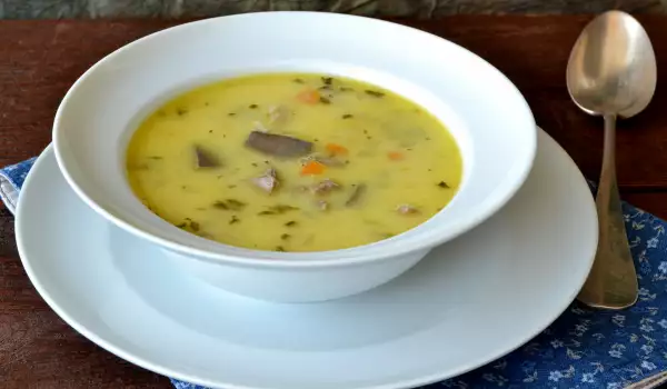 Бяла агнешка супа