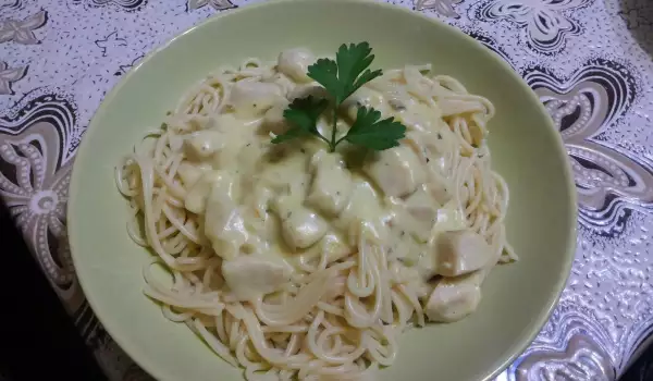 Спагети Карбонара с бекон